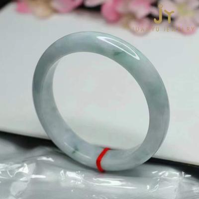 Juanyu Natural Jade Bangles for Women Myanmar Jade Bangles Handcarved Jadeite Bangles