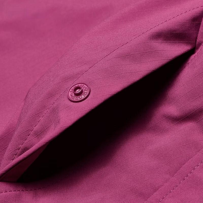 FILA Solid Color Loose Casual Hooded Jacket Men jackets Rose-Red F71M429702F-RD
