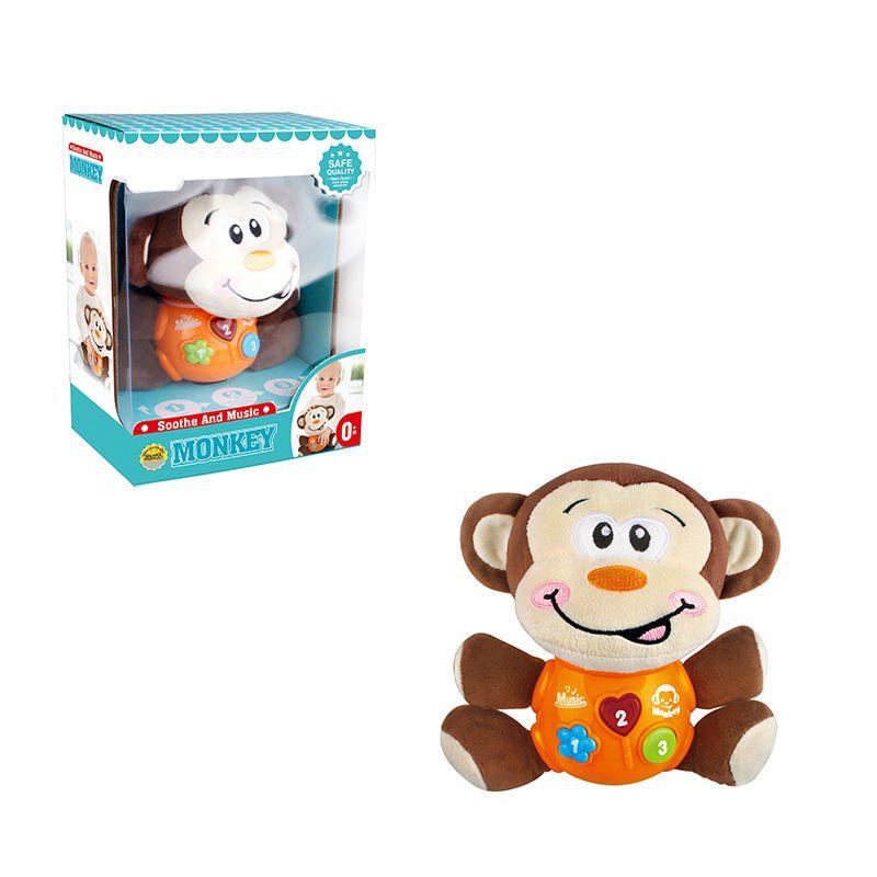 Plush Elephant Music Toy For Soothing Baby's Senses And Stimulating Growth And Development