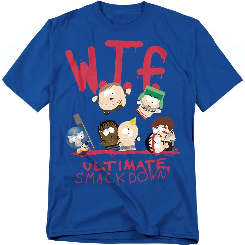 South Park Wtf Ultimate Smackdown T-Shirt S-4XL Royal S
