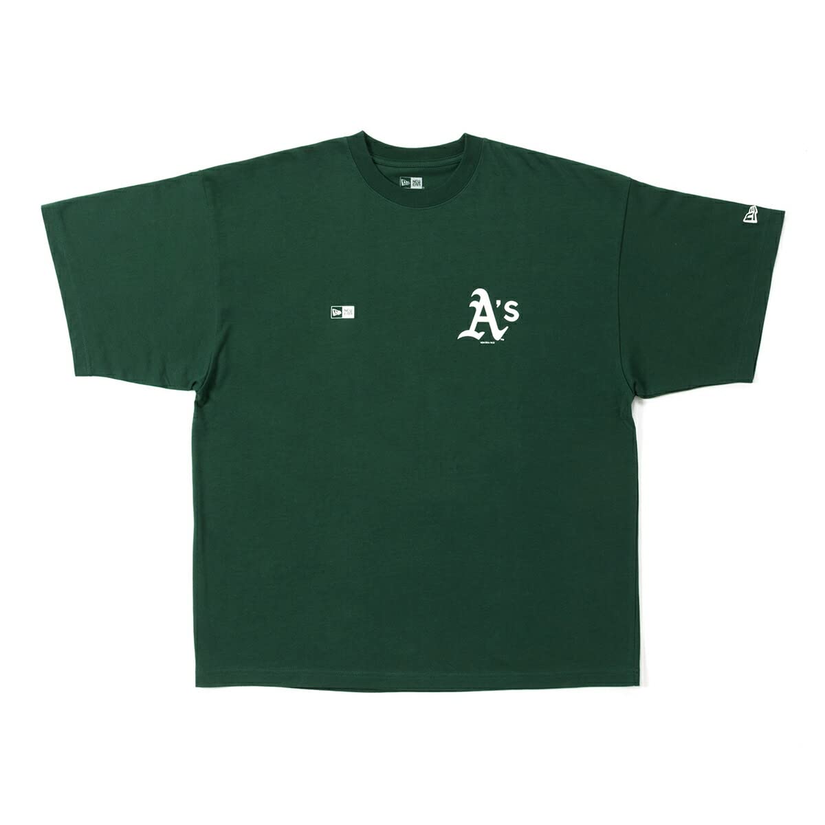 

New Era Short Sleeve Oversized Cotton Tee MLB Oakland OAK Dark Size ONSPOTZ and Stylish Small and Large Gift Available T-Shirt, S/S (13710473,