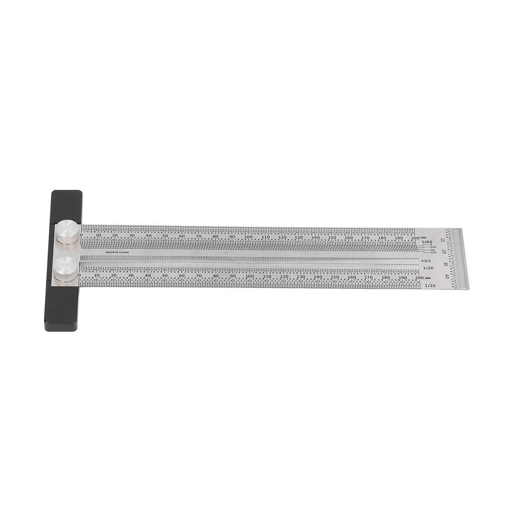 Woodworking Marking T Rulers Positioning Scribing Ruler Gauge Carpenter Measuring Mark Ruler 200mm