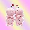 New Pink Takopi Plush Toy Kawaii Pink Octopus Plush Toys Cute Animals Stuffed Dolls Plushie Spring Birthday Gifts