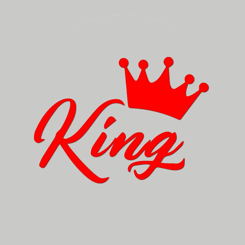 CROWN KING Car Stickers, Fashion Waterproof Vinyl Decal Auto Sticker Car Styling Decoration Accessories