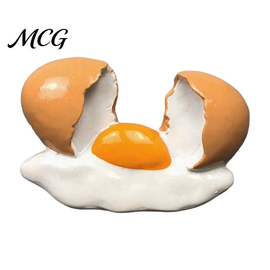 Refrigerator Decor Magnet Simulated Egg Magnet, Resin 3D Decorative Fridge Cartoon Memo Notes Photo Holder for Home Kitchen Office