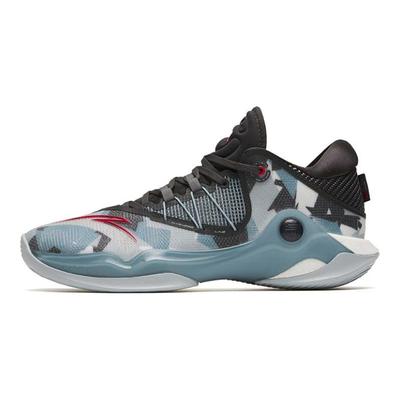 Sky 1 Chaussures de Basketball Basses Antidérapantes Résistantes à l'Usure Homme Baskets Bleu Noir 112311107-5