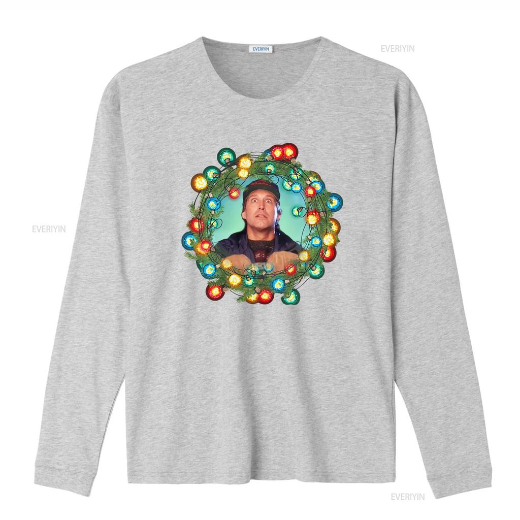 Christmas Lights Funny Holiday T Shirt Festive Xmas Clark Griswold Design S 5XL vintage Washed homme fashion