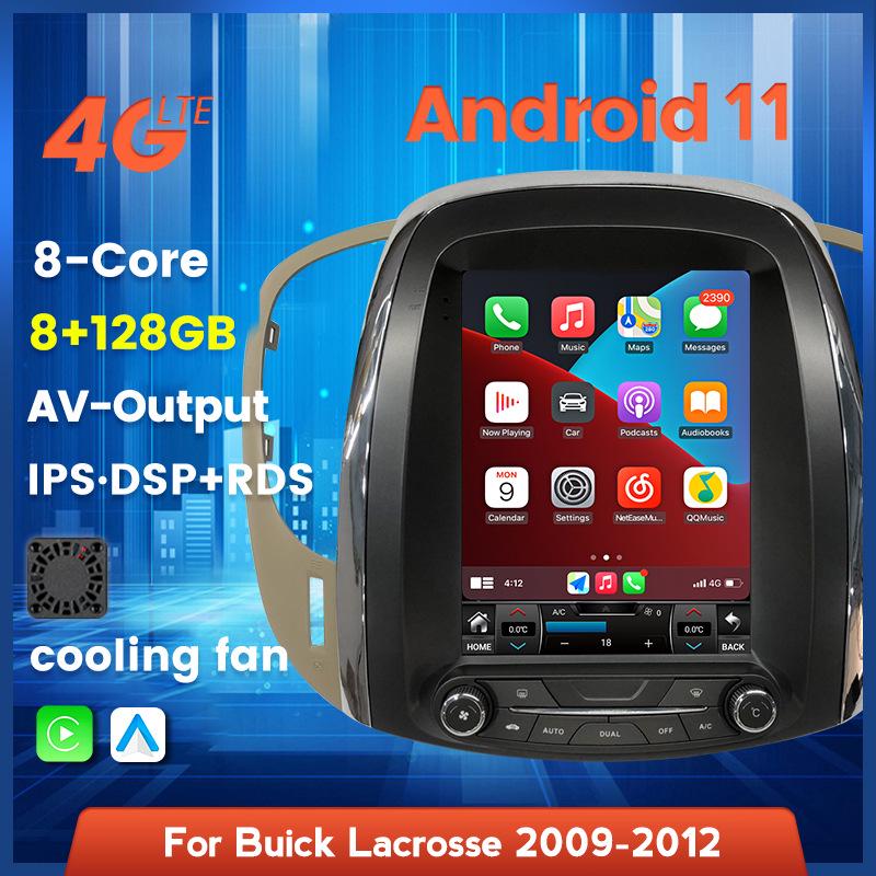 Buick LaCrosse (09-12) Vertical Screen Android Navigation & Reverse Camera System