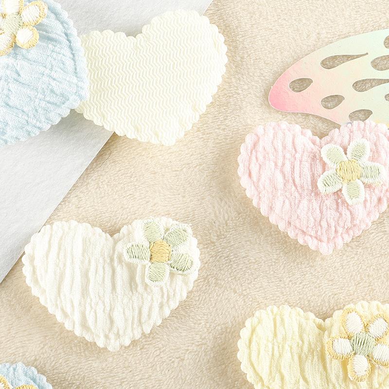 Hair Accessories Accessories Socks Shoes And Hats Decorative Accessories Love Flower Hairpin Accessories Brooch Embroidery Sticker Handmade