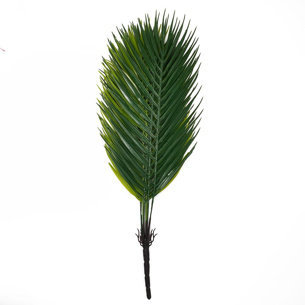 Tropical Palm Leaves Artificial Palm Tree 9 Heads Artificial Decor Flowers