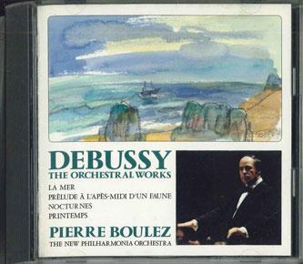 

CD BOULEZ - Denussy:the Orchestral Works FCCC30340 SONY MUSIC Japan Classical Used