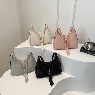 Bolsa de Design de Nicho para Mulheres Moda Nova Moda Bolsa Transversal Simples e Fashionável Bolsa de Mão Cor Sólida Bolsa Moderna