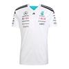 Mercedes-AMG Petronas F1 Team Fahrer T-Shirt 100% recyceltes Polyester Weiß