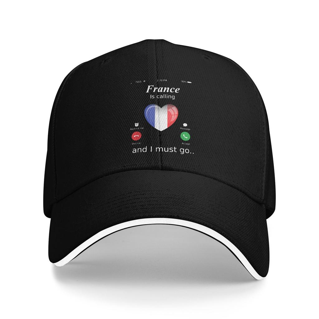 Custom Cool French Flag With The Coat Of Arms Baseball Cap WoUnisex Unisex Adjustable Adult Dad Hat Hip Hop Sun Hat