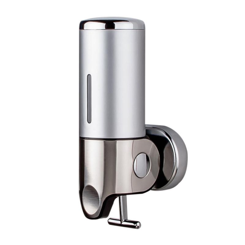 Hanging Foam Wall Soap Dispenser Chrome Coating Hotel Home Bathrooms Supplies