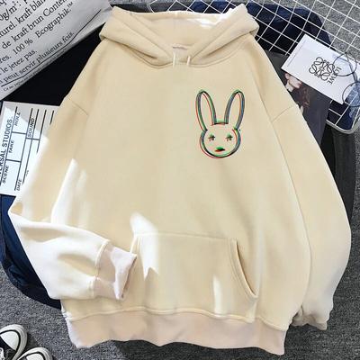 Bad Bunny Buuny bluzy damskie japoński top z długim rękawem zimowe estetyczne ubrania bluzy damskie estetyczne ubrania unisex