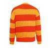 Women's Casual Striped Sweater Long-sleeved Pullover -neck Sweater Top