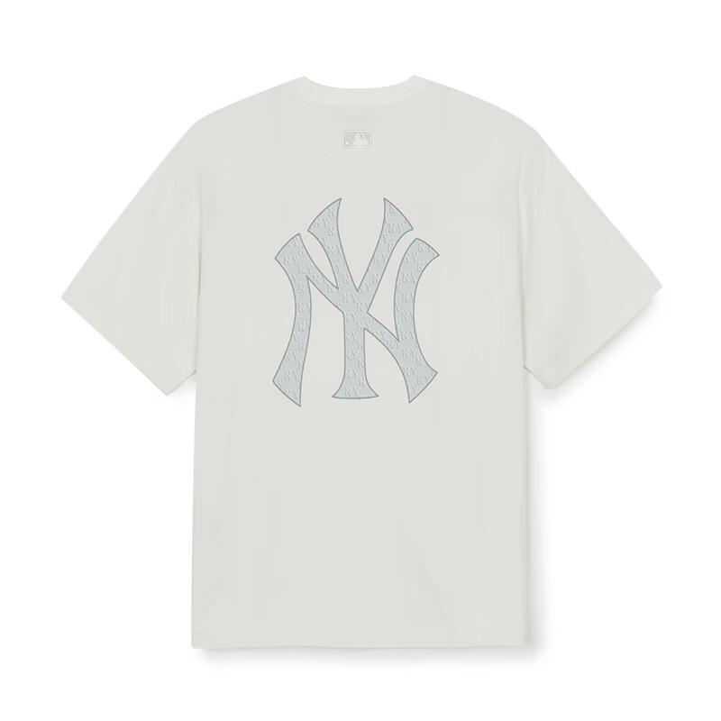 MLB Korte Mouw Unisex Koppel Zonbescherming T-shirt Vintage Logo Sport Casual Tee XL white