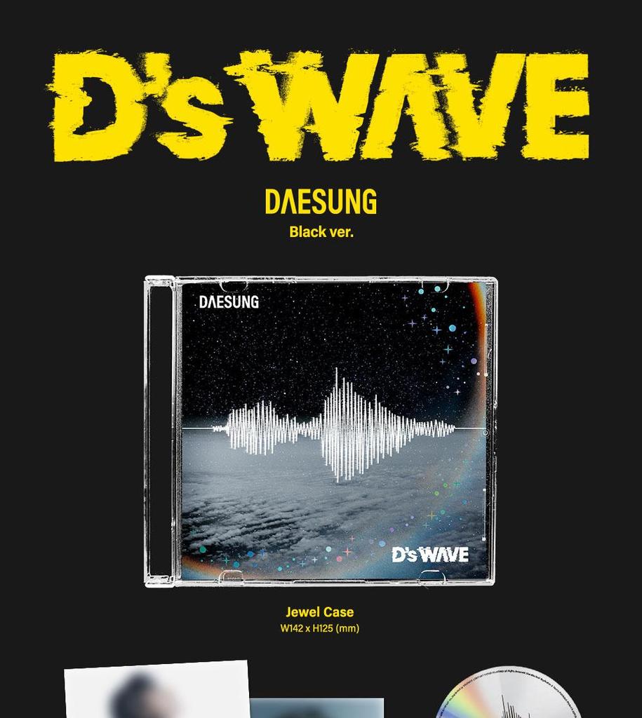 (BLACK JEWEL VER.) DAESUNG (BIGBANG) [D'S WAVE] 1st MINI ALBUM