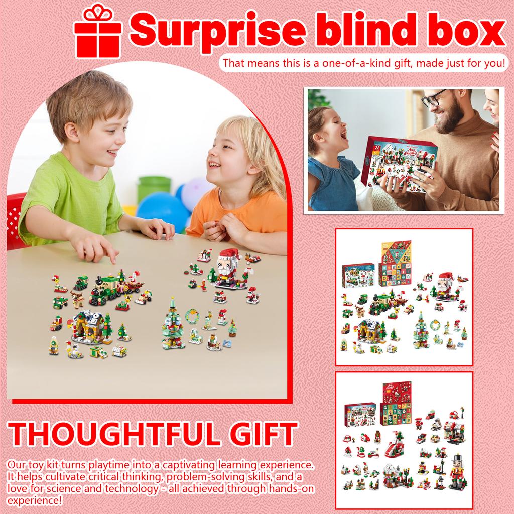 3D Stereo BlindBox Airplane Box Christmas Gift Christmas Decoration Party Supplies Christmas Gift For Girls Creative DIY Gift