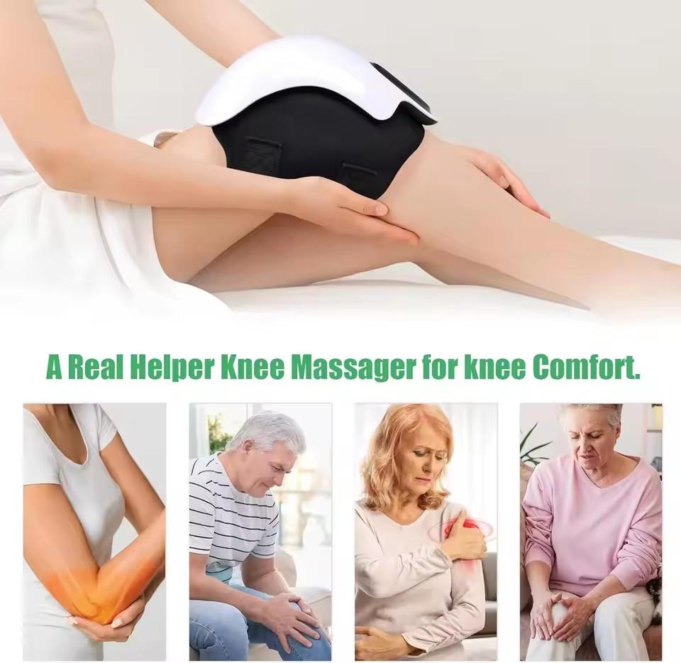 Multifunktionales intelligentes kabelloses Kniemassagegerät Vibrations-Knie-Entspannungs-Massagegerät Gelenk-Knie-Gerät Geschenke für Oma Opa