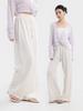 Yulu Women's Linen Straight-Leg Summer Pants - Loose, Breathable, Slimming, Versatile, and Casual Long Pants