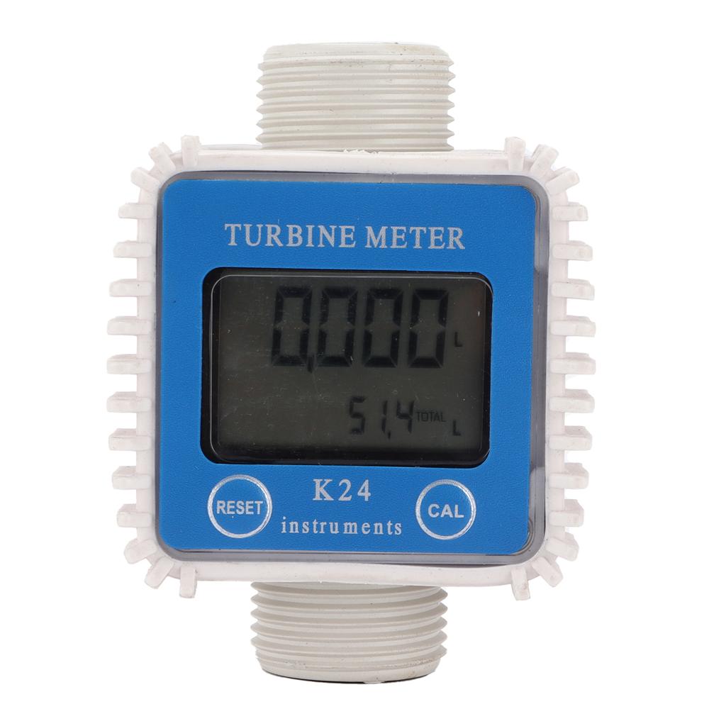 Flow Meter Indicator Electronic Digital LCD Professional for Diesel Gasoline Oil Methanol