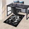 1PC ship ocean Non-Slip Floor Carpet Compatible for Office&Living Room&Dining room - Flat-Weave Machine- Soft & Pattern-E258