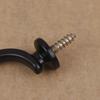 2Pcs Durable Ball End Polished Curtain Tieback Hook Expansion Plug Finish Modern Shaped Metal Wall Mounted