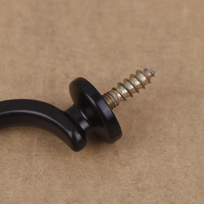2Pcs Durable Ball End Polished Curtain Tieback Hook Expansion Plug Finish Modern Shaped Metal Wall Mounted