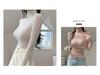 Women's Korean Slim Fit High Neck Long Sleeve T-Shirt