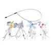2025 Latest Model Cat Teaser Wand Toys Fun Interactive Cat Teaser Stick with 4pcs Replacea