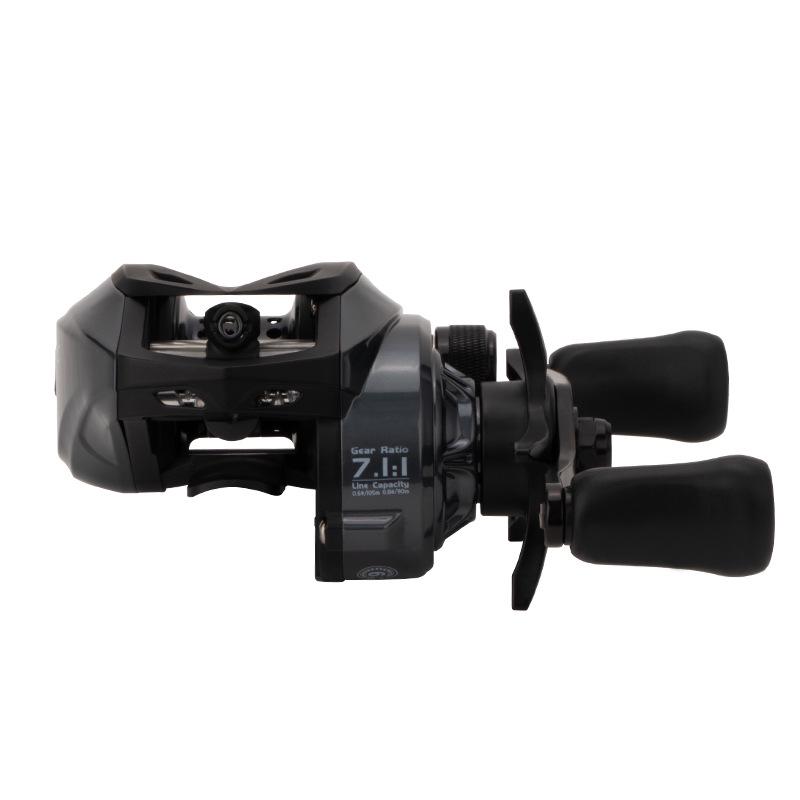 De Qu Fun DC Anti-Backlash Smart Brake Baitcasting Reel - Long Cast, Noise-Reducing, Electronic Fishing Reel