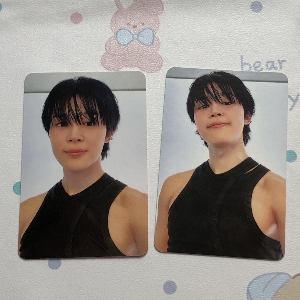 [USED] BTS Jimin JIMIN FACE Lakidro Trading Cards (2 pieces)