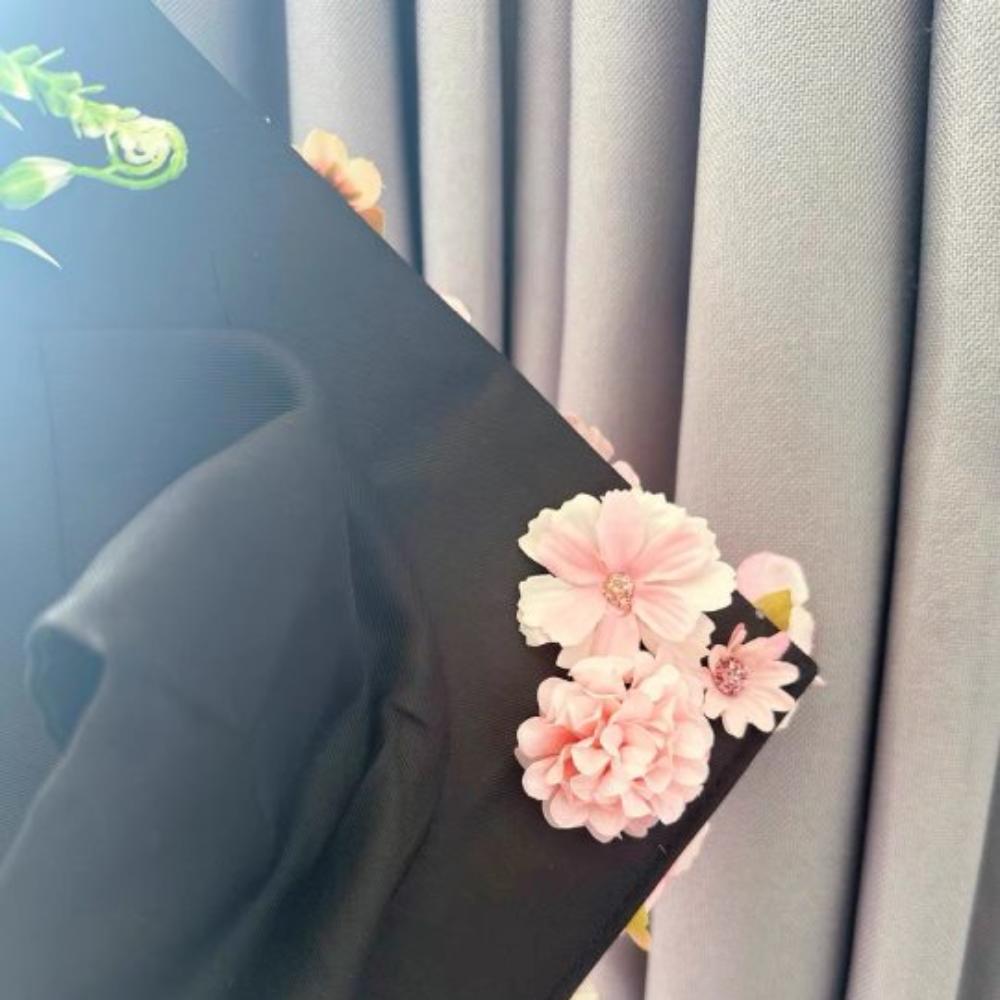 Doctor DIY Flowers Graduation Cap Master Trencher Cap Material Package Graduation Season