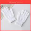 Simple Solid Color Adult And Children Winter Warm And Windproof Plush Gloves For Winter Outdoor Activities