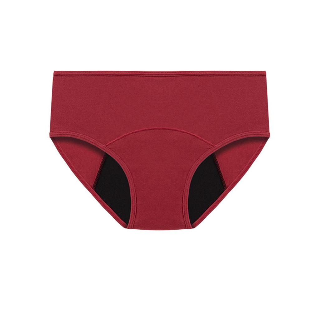 Women'S Menstrual  Panties Mid-Waist Cotton Postpartum Women'S Panties Fully Covered Panties
