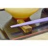 Aoba Chopsticks, Dishwasher Safe, Natural Wood, Colored Pencils, Pretty Purple, 22.5cm