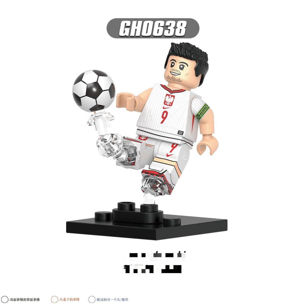 Soccer Star Series Building Blocks Set, Football Match Team Sports Toy, Bagged, Educational Gift for Kids and Adults