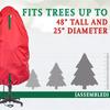 Easy Storage Vertical Christmas Tree Bag, Waterproof and Resistant Protective Cover, Portable Design for 36x25 Inch