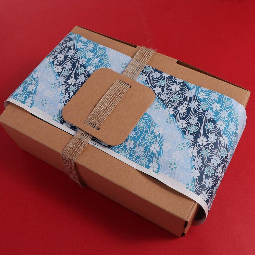 DIY Art Material Japanese Style Gift Wrap Paper Sakura Pattern Paper-cut Origami Paper 42*58cm Folding Paper Paper Cutting