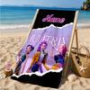 Custom Name Powerful KPop Fashion Beach Towel Microfiber Beach Towel, Lightweight and Quick-Dry, for Summer Travel, Swimming Pool Gift