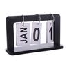 Study Table Accessories INS Wooden Calendar Solid Nordic Style Desktop Schedule Durable Creative Perpetual Calendar Office