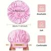 Heatless Hair Curler Satin Sleeping Cap Set No Heat Hair Rollers Curling Rod Headband Soft Curlers Lazy Curls Bonnet Night Hat