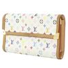 Louis Vuitton Porte Tresor International Purse M92659 Three Fold Bron Monogram Multicolor Women Used