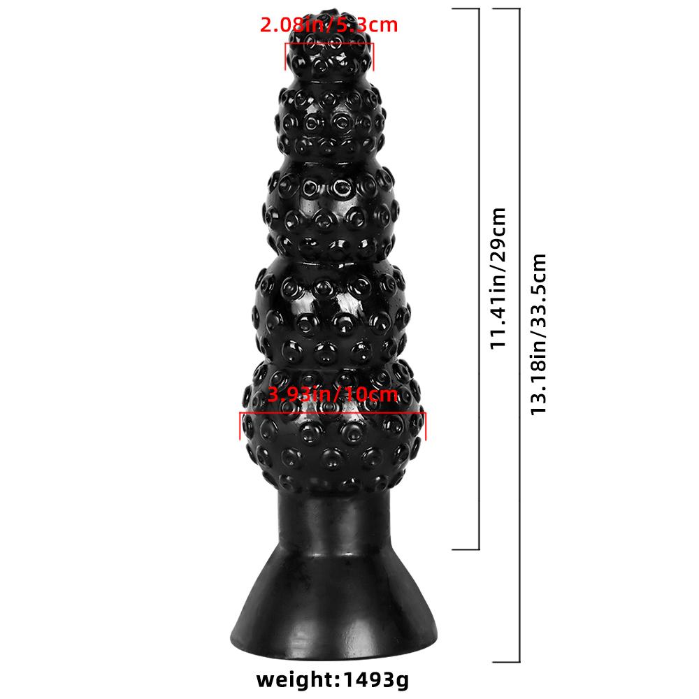 Super Huge Dildo  Sex Toy Strapon Big Black Dick Fisting Femdom BDSM Slave Realistic Anal Plug  Women 's Masturbator