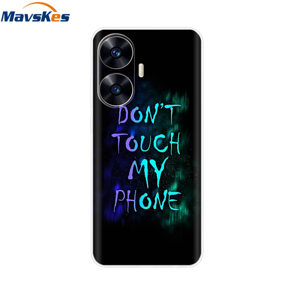 For Realme C55 4G Case C 55 Transparent TPU Soft Silicone Cover For OPPO Realme C55 RealmeC55 6.72 Inch Back Cases Phone Bumper