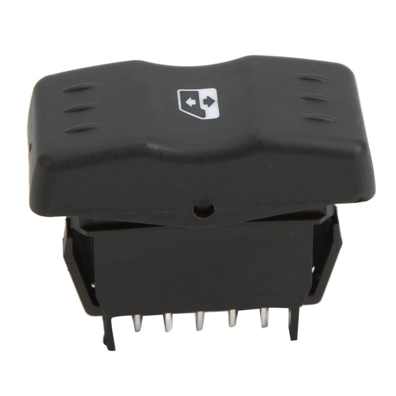 AA92-For Renault Dacia Logan 2004-2014 Electric Power Window Single Switch Orange Backlight 60015-46816 6001546816 Accessories чёрный