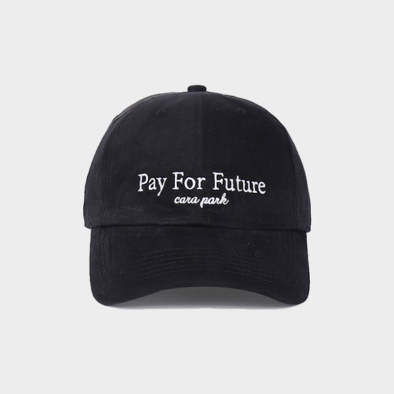 

LOOKING4U ON THE MOMENT PAY FOR FUTURE Washed Ball Cap C5 Black C5 Black