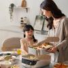 Midea 3-Layer All-Steel Electric Steamer & Hot Pot